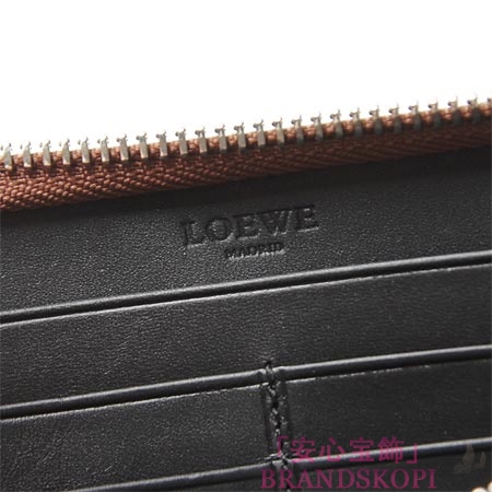 ロエベ/LOEWE/ ラウンドファスナー長財布[小銭入れ付き] /タンブラウン17679-f13-2530