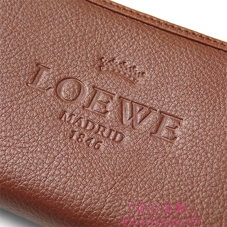 ロエベ/LOEWE/ ラウンドファスナー長財布[小銭入れ付き] /タンブラウン17679-f13-2530