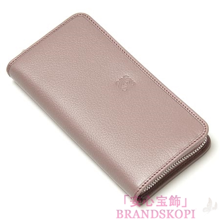 ロエベ/LOEWE/ ラウンドファスナー 長財布[小銭入れ付き]/11395-f13-7341 /ROSA POLVO