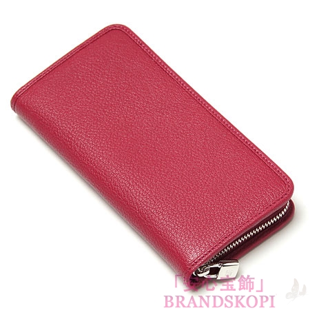 ロエベ/LOEWE/ ラウンドファスナー 長財布[小銭入れ付き]/ 11395-f13-7400 /ROJO LIPSTICK