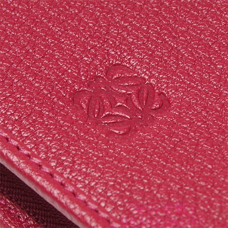 ロエベ/LOEWE/ ラウンドファスナー 長財布[小銭入れ付き]/ 11395-f13-7400 /ROJO LIPSTICK