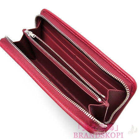 ロエベ/LOEWE/ ラウンドファスナー 長財布[小銭入れ付き]/ 11395-f13-7400 /ROJO LIPSTICK