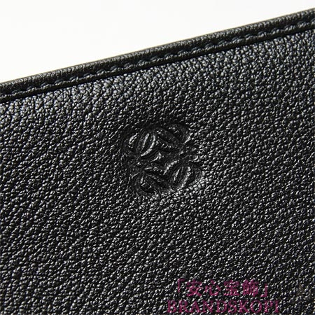 ロエベ/LOEWE/ ラウンドファスナー 長財布[小銭入れ付き]/AMAZONA 20120314 /ブラック×レッド11395-f13-1100