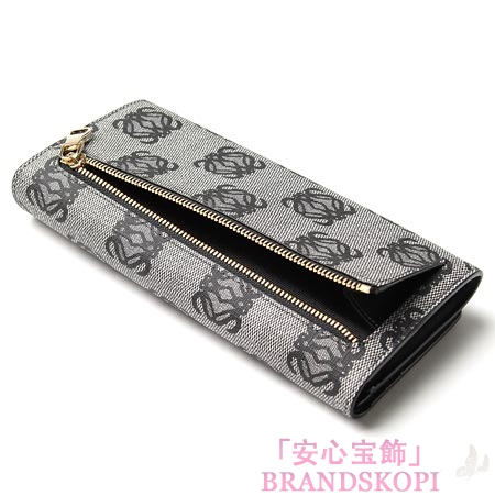 ロエベ/LOEWE/ 長財布[小銭入れ付き]/16880-f11-1100 /グレー×ブラック