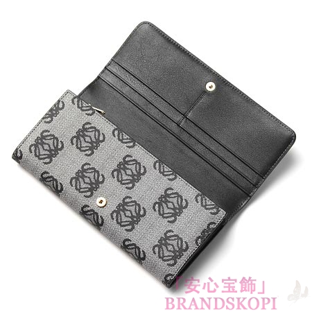 ロエベ/LOEWE/ 長財布[小銭入れ付き]/16880-f11-1100 /グレー×ブラック