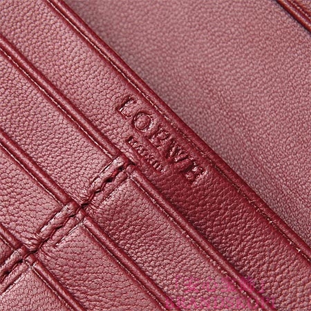 ロエベ/LOEWE/ 長財布[小銭入れ付き]/10330-978-1398 /ブラック×ダークレッド