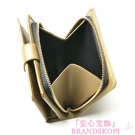 ロエベ/LOEWE/ ２つ折り財布[小銭入れ付き]/11830-f15-9308 /オールドゴールド