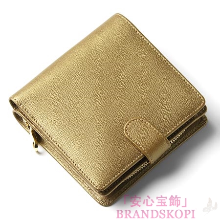 ロエベ/LOEWE/ ２つ折り財布[小銭入れ付き]/11830-f15-9308 /オールドゴールド
