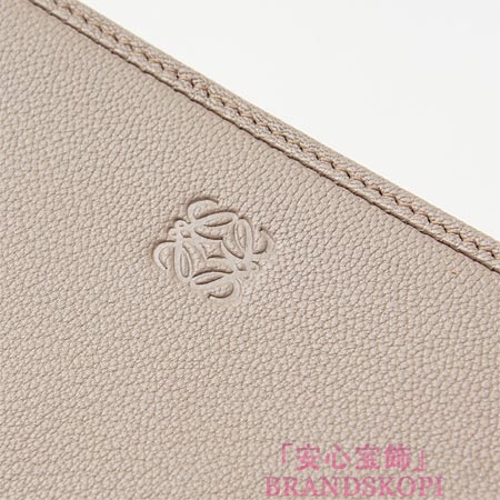 ロエベ/LOEWE/ ラウンドファスナー 長財布[小銭入れ付き]/11395-f13-1190 /ベージュ×ラヴェンダー