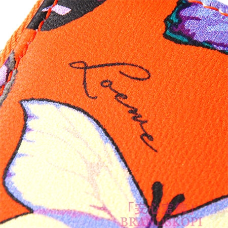 ロエベ/LOEWE/ ラウンドファスナー長財布[小銭入れ付き]/Loewe Napa /オレンジ14782-f13-9100