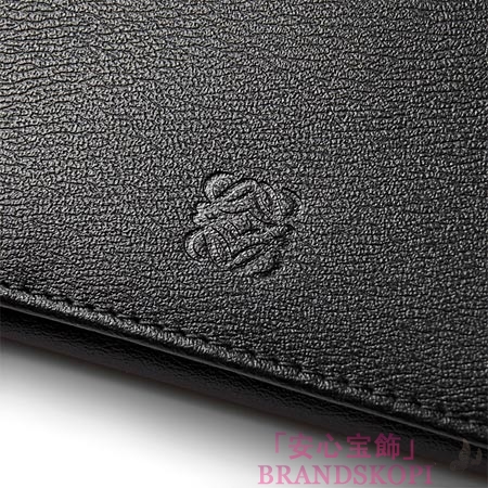 ロエベ/LOEWE/ レザーカードケースブラック10330-f16-1100