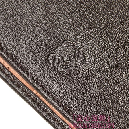 ロエベ/LOEWE/ 長財布[小銭入れ付き]ダークブラウン×ナチュラルベージュ 10330-978-3127