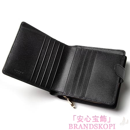 ロエベ/LOEWE/ ２つ折り財布[小銭入れ付き]ブラック11830-f15-1100
