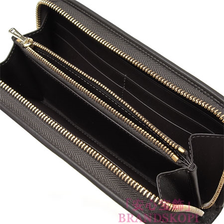 ロエベ/LOEWE/ ラウンドファスナー 長財布[小銭入れ付き]ORO×MARRON 11361-f13-8132