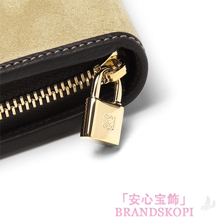 ロエベ/LOEWE/ ラウンドファスナー 長財布[小銭入れ付き]ORO×MARRON 11361-f13-8132
