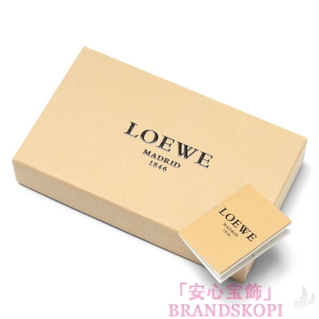 ロエベ/LOEWE/ ラウンドファスナー 長財布[小銭入れ付き]ORO×MARRON 11361-f13-8132