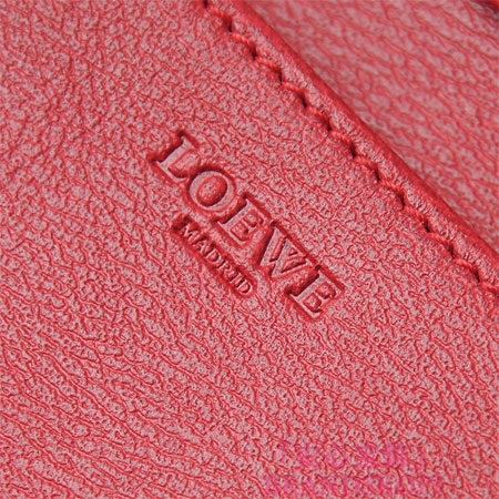 ロエベ/LOEWE/ レザーカードケース/Anagram Signature /レッド11830-f16-7100