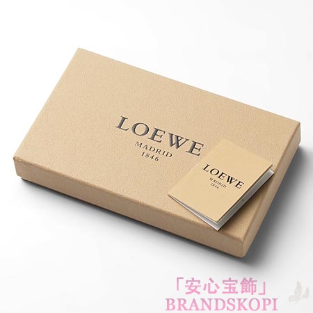 ロエベ ラウンドファスナー 長財布[小銭入れ付き]ブロンズ×ブラック18286-f13-3640