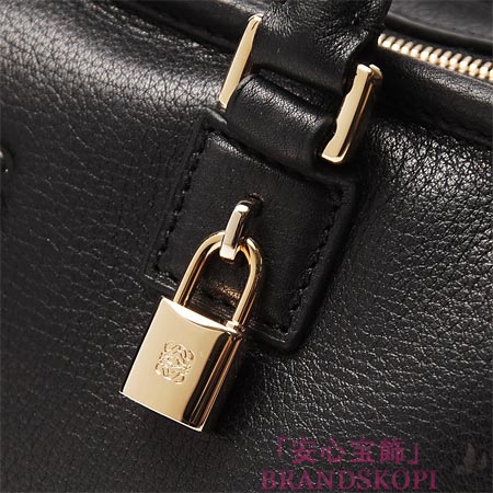 ロエベ/LOEWE/ レザーハンドバッグ（２ＷＡＹ仕様）/AMAZONA23/アマソナ23 /ブラック35279-593-1100