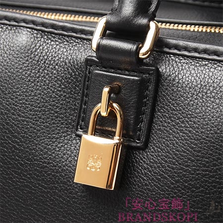 ロエベ/LOEWE/ レザーハンドバッグ/AMAZONA/アマソナ /ブラック35279-a22-1206