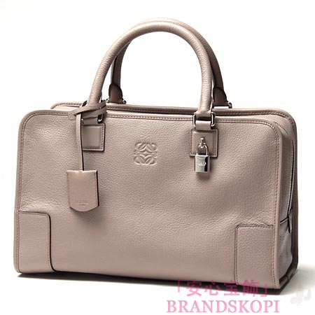 ロエベ/LOEWE/ レザーハンドバッグ/AMAZONA/35235-a22-1190 /アッシュグレー