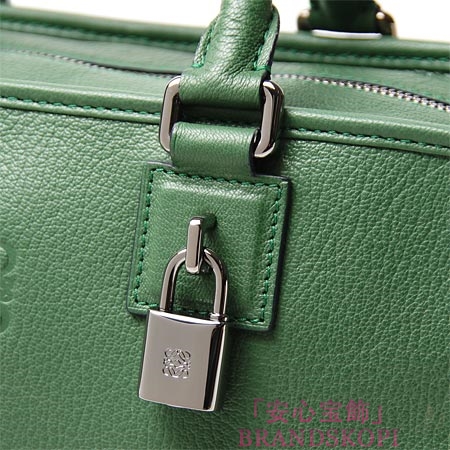 ロエベ/LOEWE/ レザーハンドバッグ/AMAZONA28/アマソナ28 /フォレストグリーン35235-a03-4290