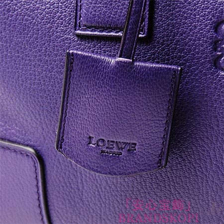 ロエベ/LOEWE/ レザーハンドバッグ/AMAZONA28/アマソナ28 /ヴァイオレット35235-a03-6120