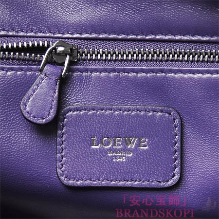 ロエベ/LOEWE/ レザーハンドバッグ/AMAZONA28/アマソナ28 /ヴァイオレット35235-a03-6120