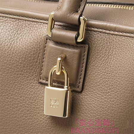 ロエベ/LOEWE/ レザーハンドバッグ/AMAZONA/アマソナ /ミンクブラウン35279-a22-2270