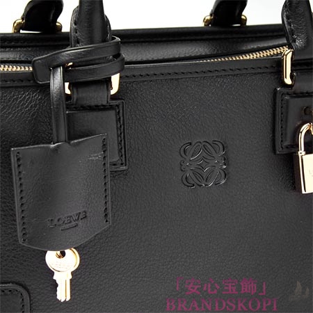 ロエベ/LOEWE/ レザーハンドバッグ/AMAZONA28/35279-a03-1206 /ブラック
