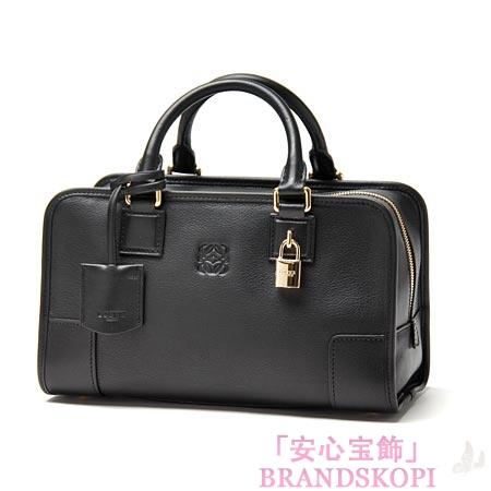 ロエベ/LOEWE/ レザーハンドバッグ/AMAZONA28/35279-a03-1206 /ブラック