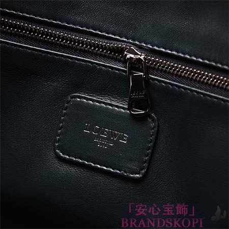 ロエベ/LOEWE/ レザーハンドバッグ/35279-a22-5110 /ネイビーブルー