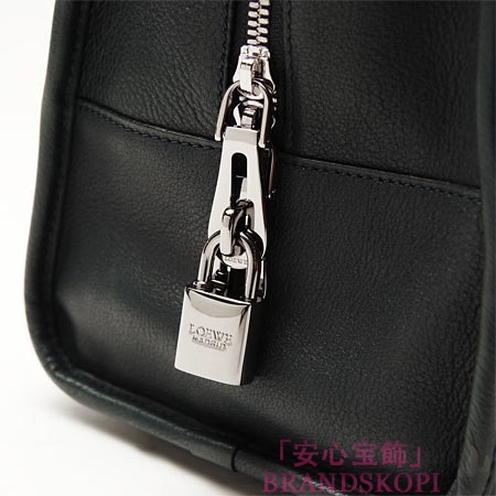 ロエベ/LOEWE/ レザーハンドバッグ/35279-a22-5110 /ネイビーブルー
