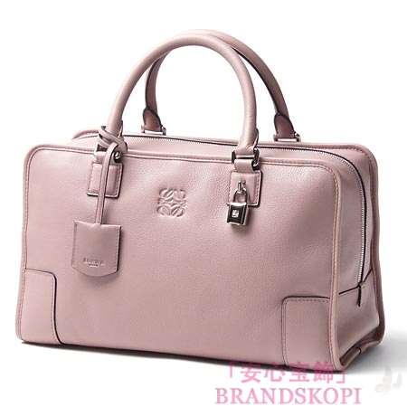 ロエベ/LOEWE/ レザーハンドバッグ/AMAZONA/アマソナ /パウダーピンク 35279-a22-7341