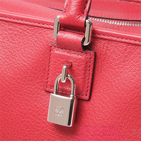 ロエベ/LOEWE/ レザーハンドバッグ/AMAZONA/アマソナ /リップスティックレッド35235-a22-7400