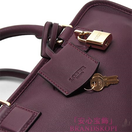 ロエベ/LOEWE/ レザーハンドバッグ/AMAZONA28/アマソナ28 /OXBLOOD 35273-a03-3468