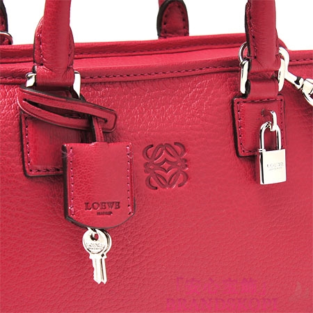 ロエベ/LOEWE/ レザーハンドバッグ(２ＷＡＹ仕様)/AMAZONA23/35235-593-7400 /レッド