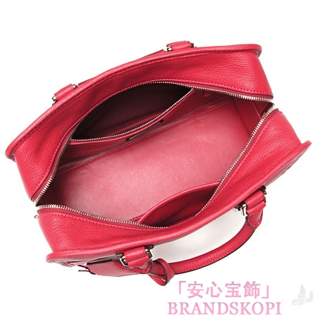 ロエベ/LOEWE/ レザーハンドバッグ/AMAZONA28/アマソナ28 /レッド35235-a03-7400