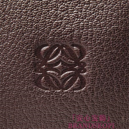 ロエベ/LOEWE/ レザーハンドバッグ/AMAZONA28/アマソナ28 /チョコレートブラウン35235-a03-3270