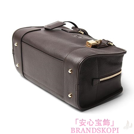 ロエベ/LOEWE/ レザーハンドバッグ/AMAZONA28/アマソナ28 /チョコレートブラウン35235-a03-3270