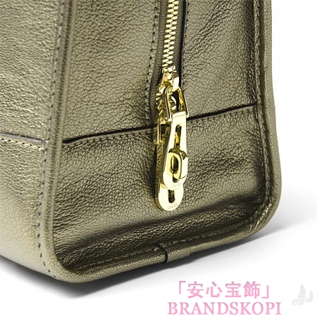 ロエベ/LOEWE/ レザーハンドバッグ/AMAZONA28/アマソナ28 /ブロンズ35237-a03-3240