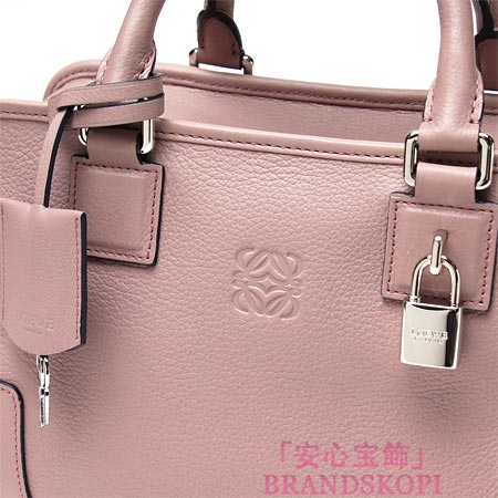 ロエベ/LOEWE/ レザーハンドバッグ/AMAZONA28/35279-a03-7341 /パウダーピンク