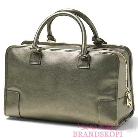 ロエベ/LOEWE/ レザーハンドバッグ(２ＷＡＹ仕様)/AMAZONA/35237-a22-3240 /ブロンズ