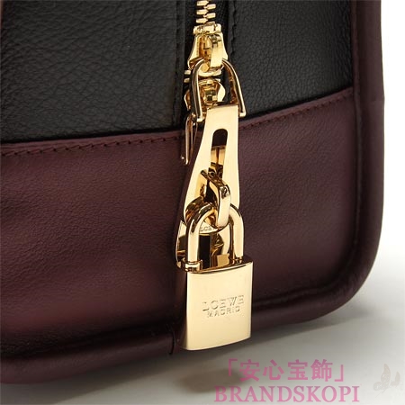 ロエベ/LOEWE/ ハンドバッグ/35264aa03-0007-1319 /ブラック/チェスナット