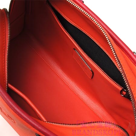 ロエベ/LOEWE/ レザーハンドバッグ/35235-aa03-7389 /コーラル×マゼンタ