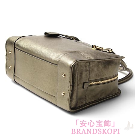 ロエベ/LOEWE/ レザーハンドバッグ/AMAZONA/アマソナ /ブロンズ35237-b36-3240