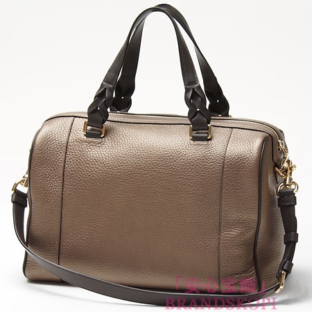 ロエベ/LOEWE/ レザーハンドバッグ（２ＷＡＹ仕様）/31626-f24-3240-13ss /ブロンズ