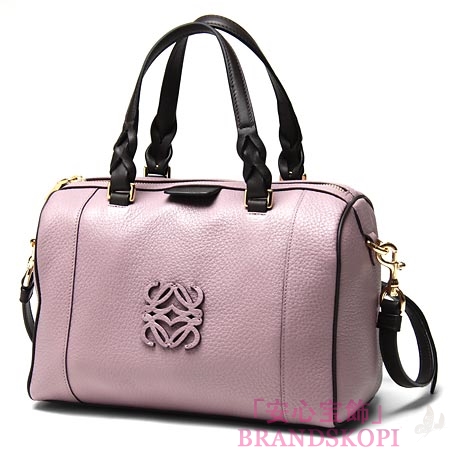 ロエベ/LOEWE/ レザーハンドバッグ(2WAY仕様)/31626-f27-6140 /ラヴェンダー×ブラウン