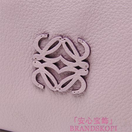 ロエベ/LOEWE/ レザーハンドバッグ(2WAY仕様)/31626-f27-6140 /ラヴェンダー×ブラウン