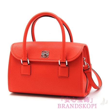 ロエベ/LOEWE/ レザーハンドバッグ(２ＷＡＹ仕様)/32984-d80-7130 /CORAL